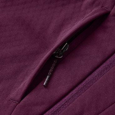 Women's AllTrack Race Wind Jacket - Black Cherry