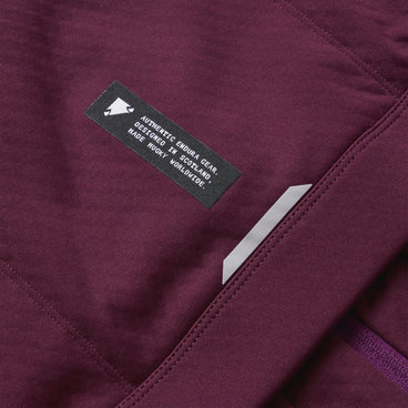 Women's AllTrack Race Wind Jacket - Black Cherry