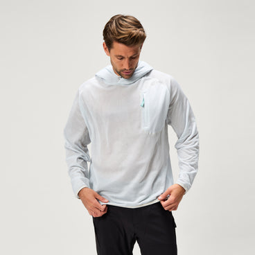 Men's SulTrac Breathable Hoodie - Cloud Blue