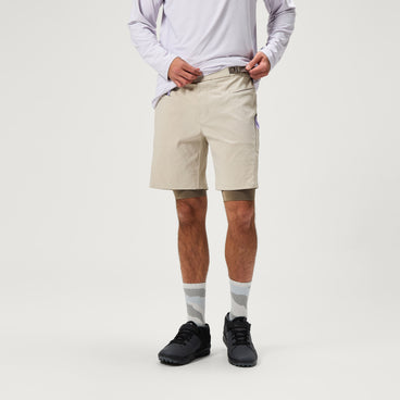 Men's SulTrac Adv 8in Shorts With Liner - Dove