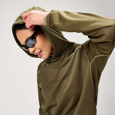 Women's SulTrac Breathable Hoodie - Bungee Cord