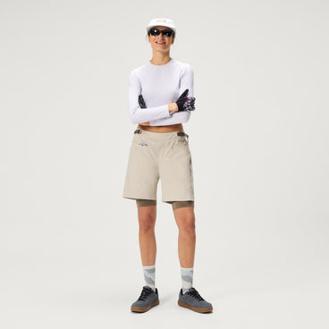 Women's SulTrac L/S Crop Tee - Lavender Blue