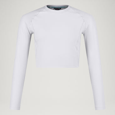 Women's SulTrac L/S Crop Tee - Lavender Blue