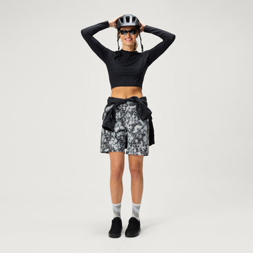 Women's SulTrac L/S Crop Tee - Moonless Night