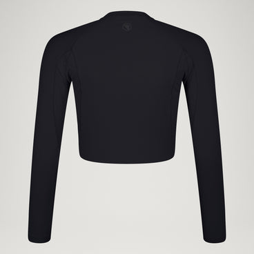 Women's SulTrac L/S Crop Tee - Moonless Night