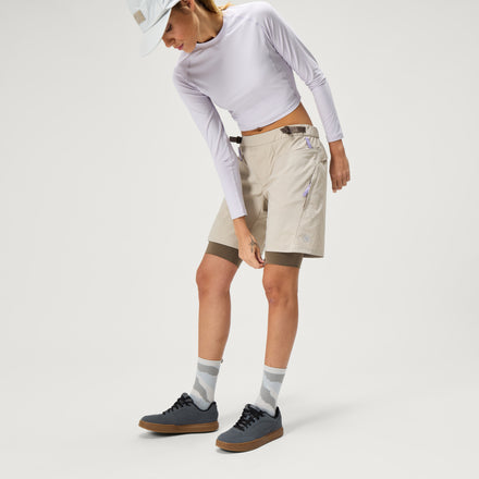 Women's SulTrac Adv 8" Shorts With Liner - Dove