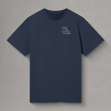 Unisex Ride The Wild Graphic Tee - Carbon Grey