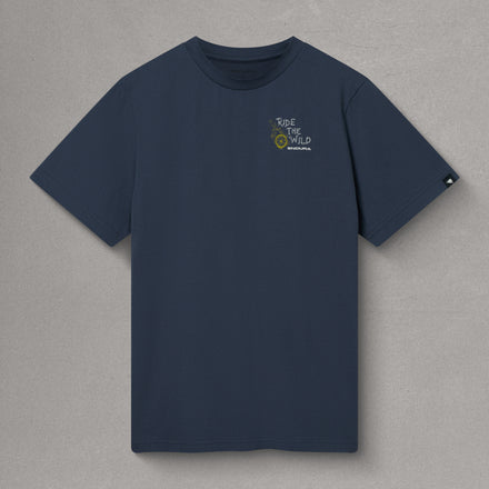 Unisex Ride The Wild Graphic Tee - Carbon Grey