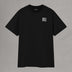 Unisex Stacked Logo Graphic Tee - Black