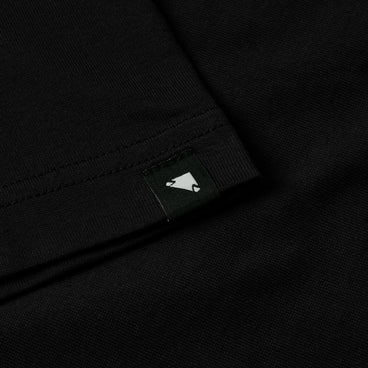 Unisex Stacked Logo Graphic Tee - Black