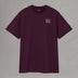Unisex Stacked Logo Graphic Tee - Black Cherry