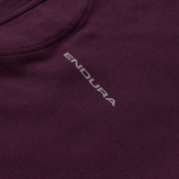 Unisex Stacked Logo Graphic Tee - Black Cherry
