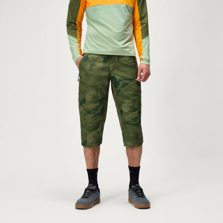Men's Hummvee 3/4 Shorts With Liner - Tonal Olive